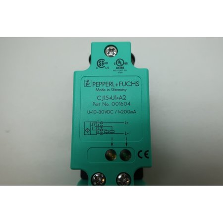 Pepperl Fuchs Capacitive 10-30V-Dc Proximity Sensor CJ15+U1+A2